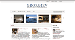 Desktop Screenshot of georgievsound.com